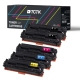 Kompatibilní náhrada za Multipack (4) Tonery Více barev Kompatibilní s HP Color laserJet, LaserJet Pro, Laserjet Pro Canon LBP - Nahrazuje 125A (CB541A) / 128A (CE321A) / CRG-716 (1979B002)